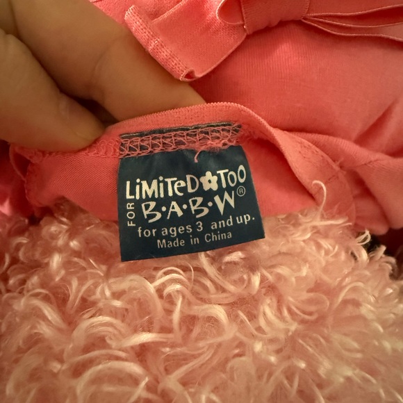 2003 Build-A-Bear Pink Poodle Dog 15" Plush w/ Full Outfit - Picture 7 of 7